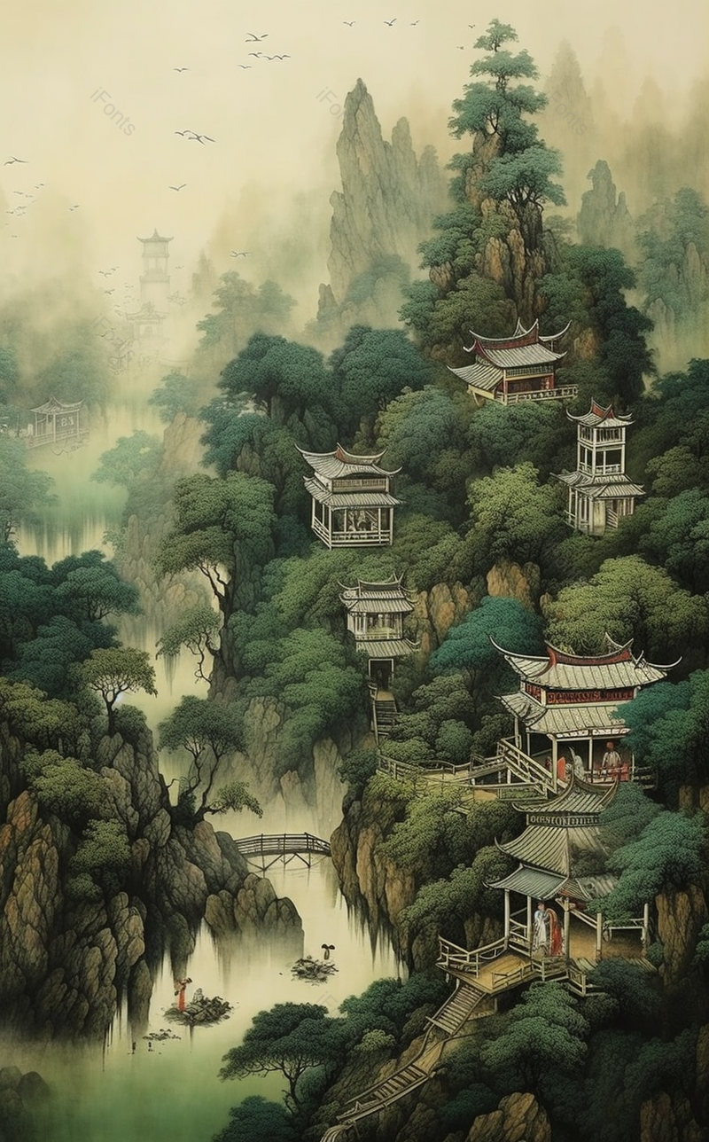 淡雅水墨中国风二十四节气,插画/手绘图,插画/手绘图库,插画/手绘图下载,插画/手绘